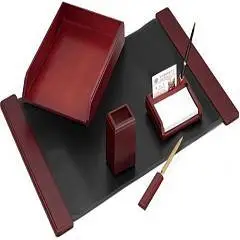 Набор наст. 5 пр дерево Good Sunrise красн/черн/корич, фото №1