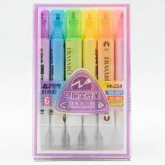 Текстовыделитель Candy Пиши-стирай набор 6цв, фото №1