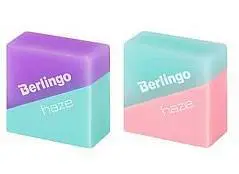Ластик Berlingo "Haze " 34х34мм, ассорти, фото №1