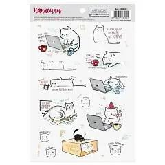 Наклейки бумажные «Офис», 14*21 см, фото №1