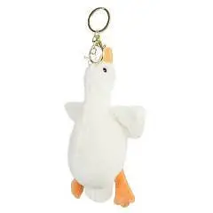 Брелок мягкий Гусь 18см КОКОС белый, фото №1