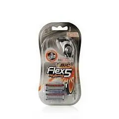 Станок муж BIC Flex 5 Hybrid, 2 касс, фото №1