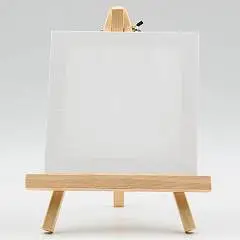 Мини-мольберт 23см мини-холст 15*15см, фото №1