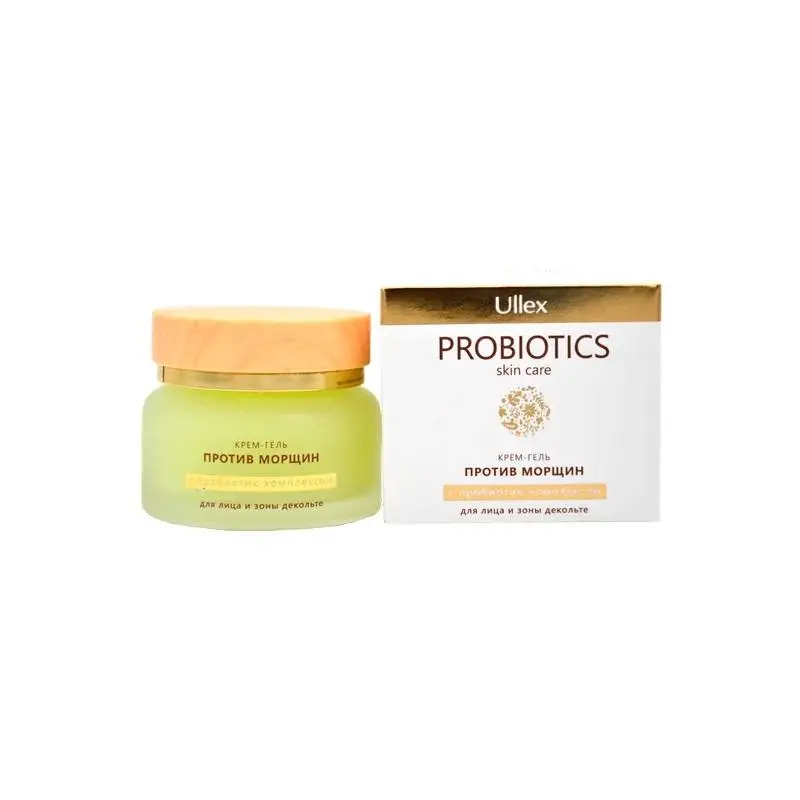Крем-гель д/лица и декольте Ullex Probiotics Против морщин 50гр, фото №1
