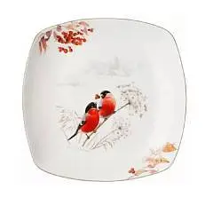 Блюдо "Лесная сказка" квадратное 25х4,2 см, фото №1