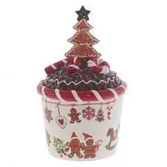 Конфетница "Пряничное настроение", 2000 мл,19*19*32 см, фото №1