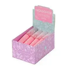 Текстовыделитель BV "Flower Marker ZEFIR", розовый, фото №1