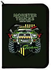 Папка д/труда А4 молн пластик откид планка Monster truck SchoolФ, фото №1