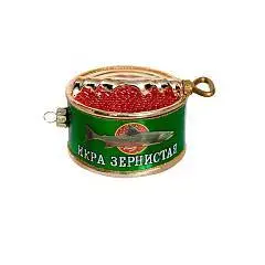 Икра красная (стекло) 8,5х5х11 см, фото №1