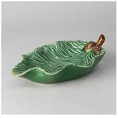 Блюдо "GREEN PINE" 26,5х15,5х6,5 см, фото №1