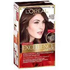 Краска д/в L`Oreal Paris Excellence 4.02 Пленительный каштан, фото №1