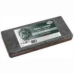 Пластилин скульптурный "Студия", оливк. мягк. 1кг, фото №1