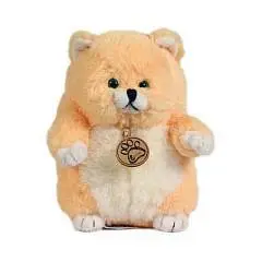 Игрушка мягкая Толстый кот 16 см персиковый, Lapkin, фото №1