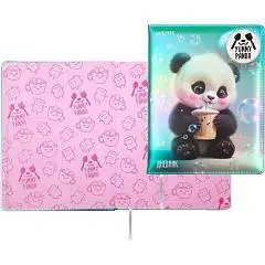 Дневник шк. "Yummy Panda" кожзам, тв.обл, фото №1