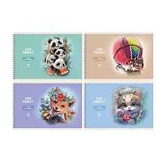 Альбом д/рисования 40л А4 на гребне BG Лови момент!, фото №1