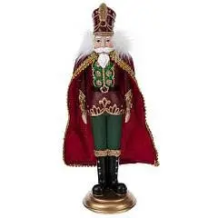 Фигурка декоративная "Щелкунчик", L8 W8 H29,5 см, фото №1