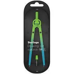 Готовальня Berlingo "Radiance" 170мм, голубой/зеленый, фото №1