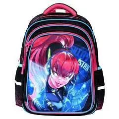 Ранец жесткокаркасный "Космостар" 29х38,5см, 2 отд., фото №1