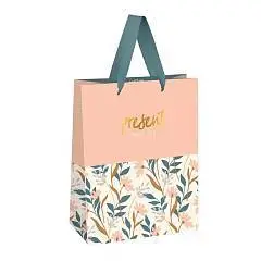 Сумка подарочная "Beautiful twigs" 26*32*12см фольга, фото №1