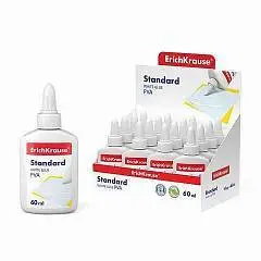 Клей ПВА ErichKrause Standard, 60мл, фото №1