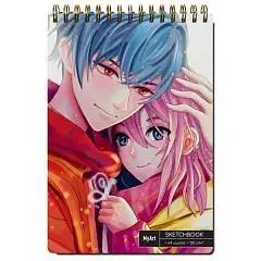 Скетчбук вертикальный А4 64л Аниме LOVE STORY греб 120г MyArt, фото №1