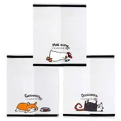 Обложки д/тетрадей Герои с характером 3шт350*216мм ПВХ 120мкм, фото №1