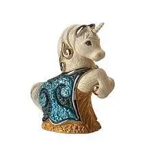 Фигурка Лошадка-Единорог (керамика/эмаль/позолота), фото №1
