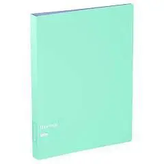 Папка на 4 кольцах Berlingo "Haze" A4, 24мм, 600мкм, мятная, фото №1