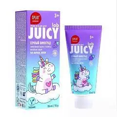 Зубная паста дет Splat Juicy lab Сочный виноград с/фтор 3+ 55мл, фото №1