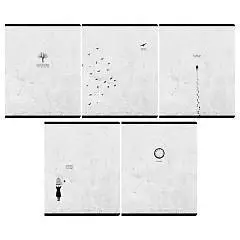 Тетрадь 48л КЛЕТКА "Cвобода", микро sandy-touch лак, 70г/м2, фото №1