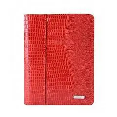 Обложка паспорт ESSE PAGE кожа варан алый, фото №1