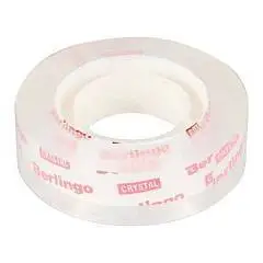 Клейкая лента канцелярская 12мм*33м, кристально-прозрачная, фото №1