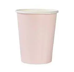 Стакан Пастель розовый 250мл 6шт, фото №1