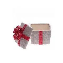 Конфетница "Подарок", 800 мл, L13 W13 H14 см, фото №1