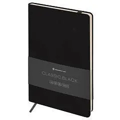 Записная книжка А5 96л "Classic. Black", без линовки, фото №1